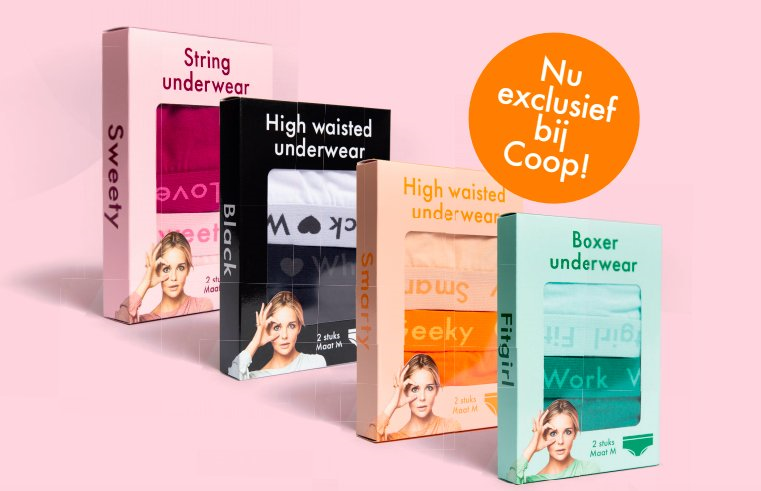 Chantal ondergoed verpakking