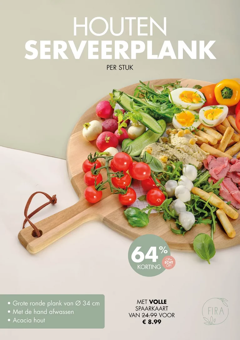 FIRA servies houten serveerplank