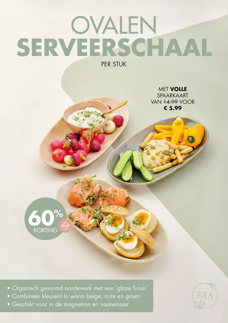 FIRA servies_serveerschaal - diverse kleuren